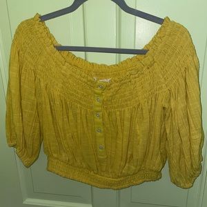 Free people off the shoulder shirt size small
